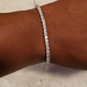 Tennis Bracelet CZ and silver
